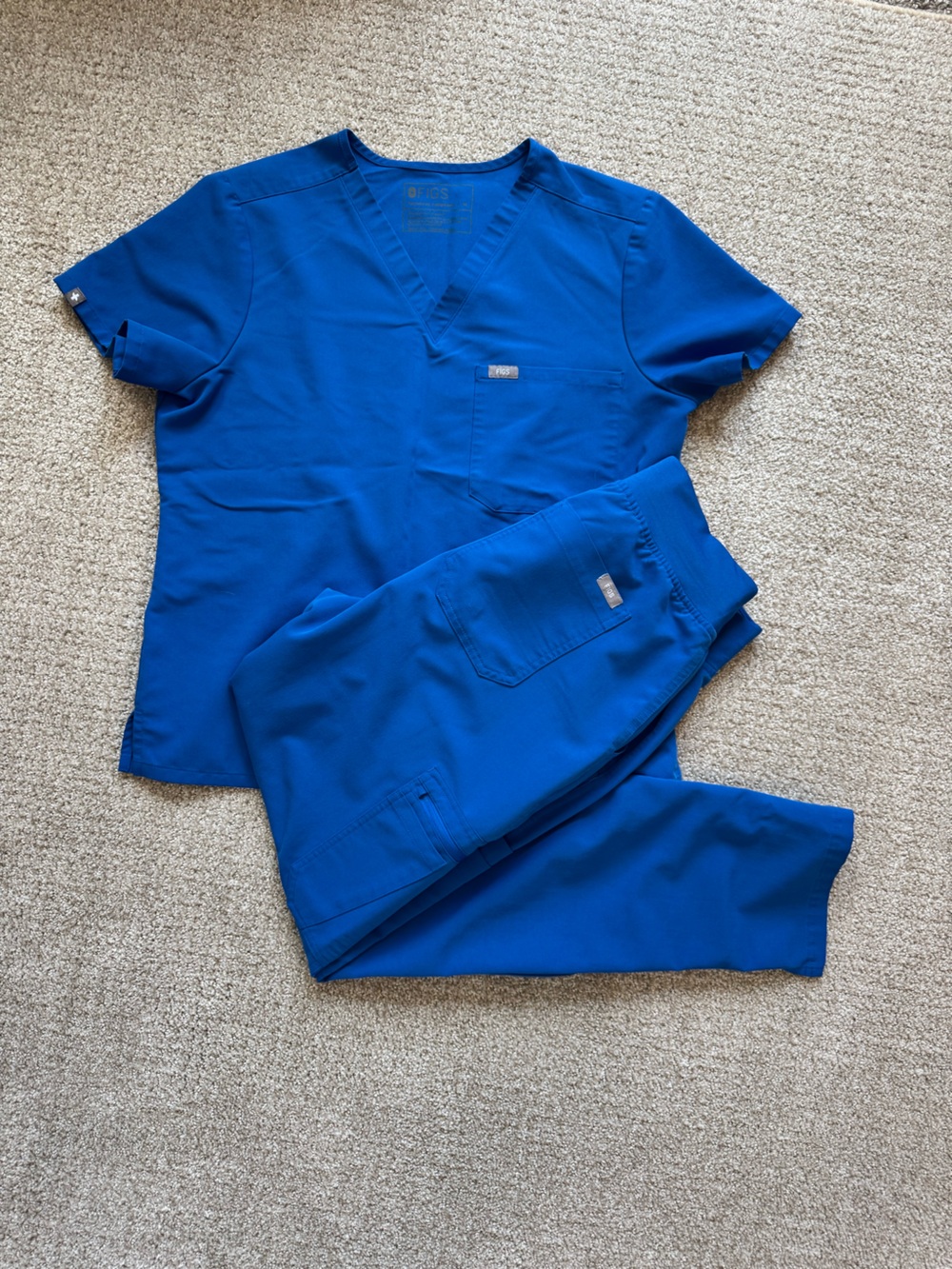 Figs set royal blue